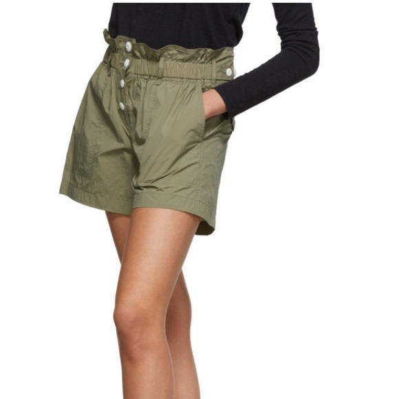 Rag & Bone Glenn paperbag waist shorts Size 8 - Picture 8 of 13